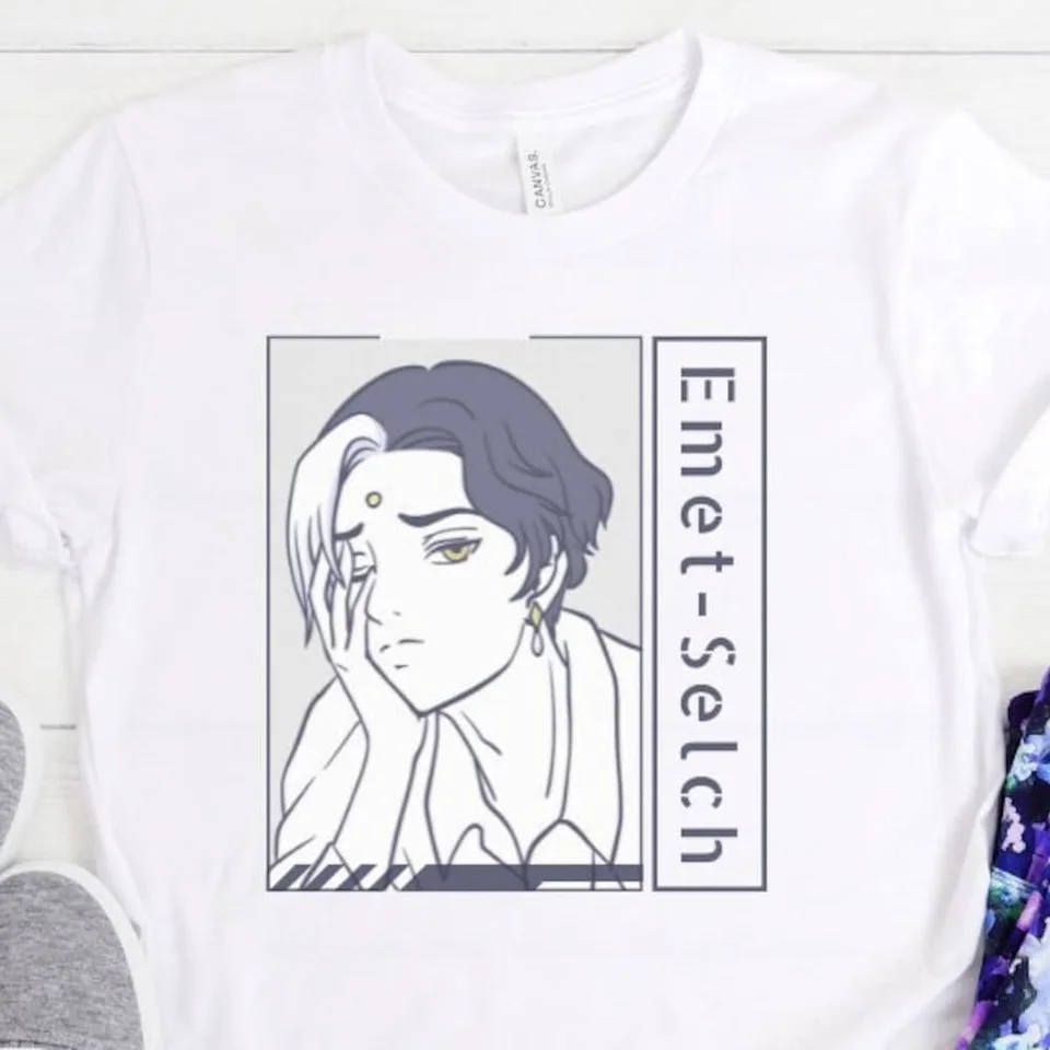 Ffxiv emet selch t tričko Final Fantasy XIV retro pre gamer roztomilé anime