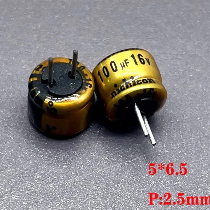 FG Gold Shell 100UF 16V Audio doplnok Hliníkový elektrolytický kondenzátor