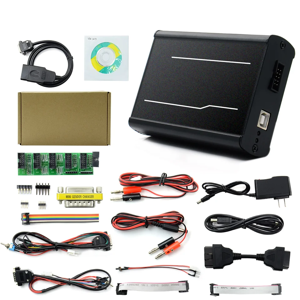FGTech Galletto 0475 OBD2 Automatické ladenie nástroja ECU Tuning FLG Tech Galletto 4 Master EÚ 0475 V54 Podpora úplného čipu BDM OBD K-CAN