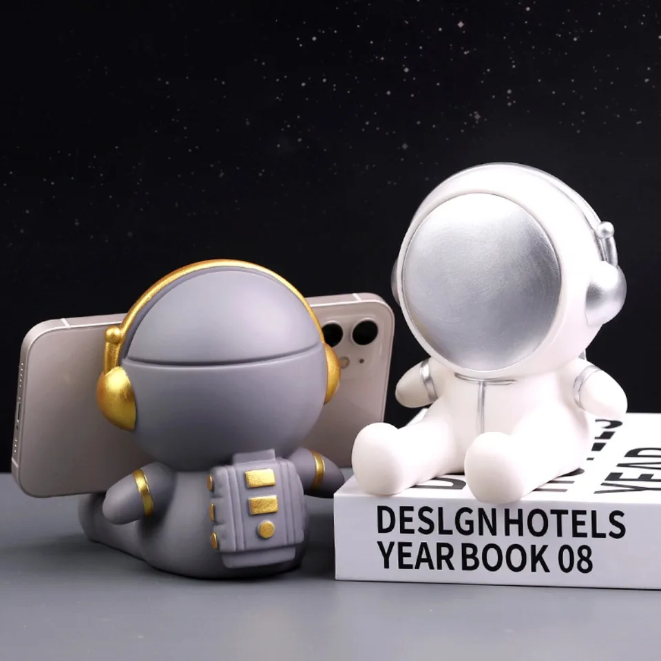 Figurín astronaut mobilný telefón stojan PVC Doll Support Spaceman Phone Držiteľ kreatívnych univerzálnych držiakov mobilného telefónu mobilný telefón