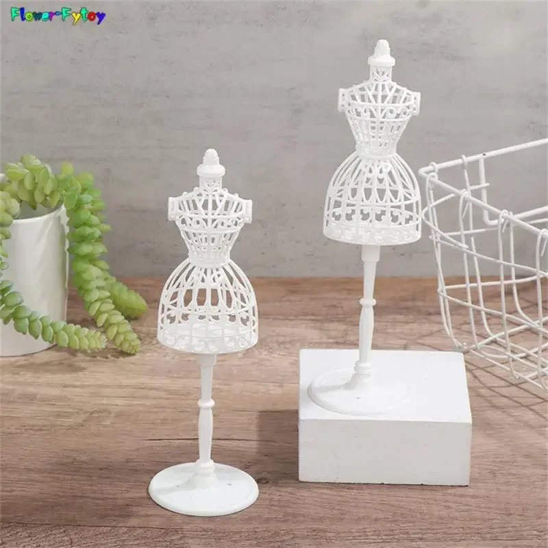 Figurín Mini šaty stojan Formulár Kreatívne duté doplnky Displej Miniatúrny výrobca tvorby šitia ženského tela