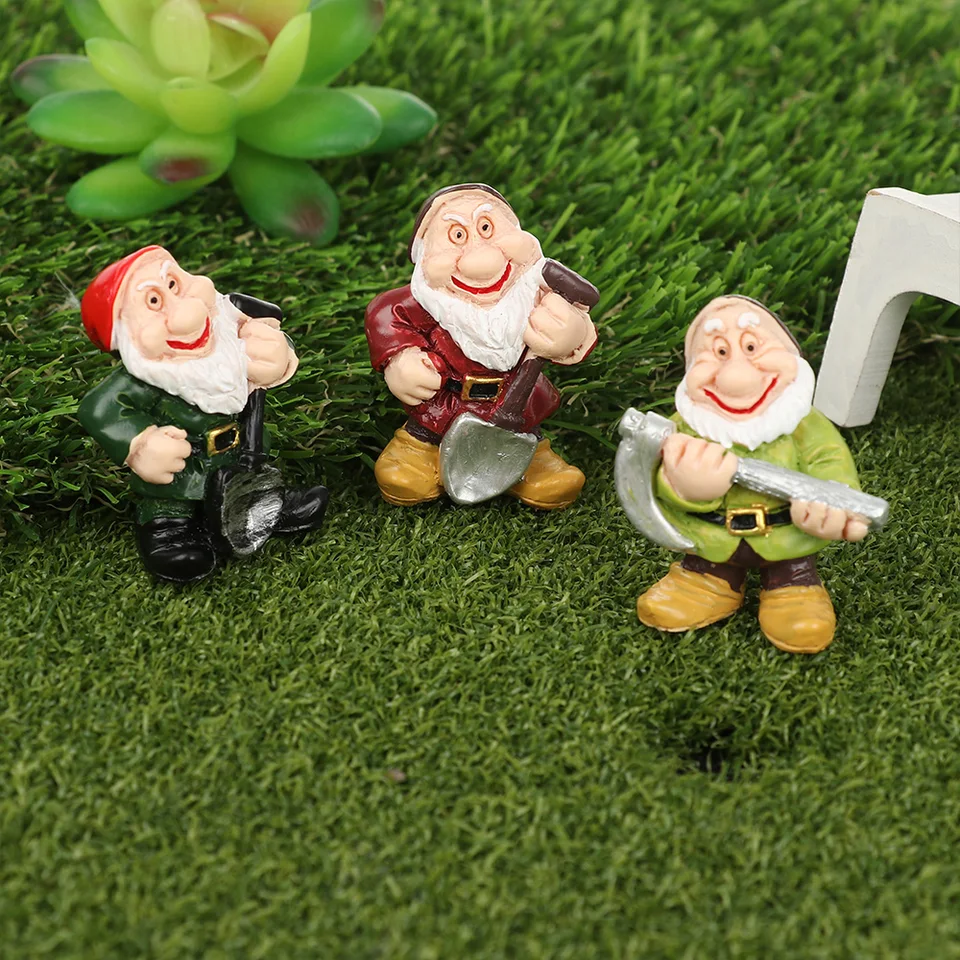 Figuríny Mini Gnome Dwarf Fundary Funny živicové ozdoby