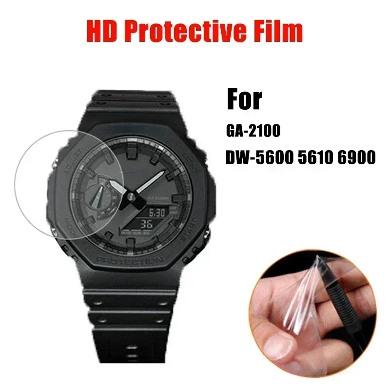 Film 2pcs HD Film pre chránič obrazovky pre GA2100 DW5600 DW-6900/7900 GW-6900/7900 GM-6900 GDX-6900 G-6900/7900 Anti-Scratch Protective