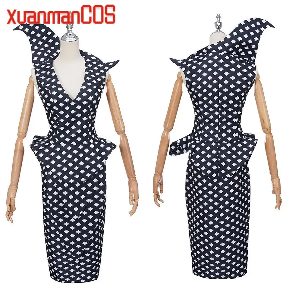 Film Coralin The Secret Door Cosplay kostým Polka dot top sukňa oblek pre ženskú rolu hranie outfit halloween Party oblečenie