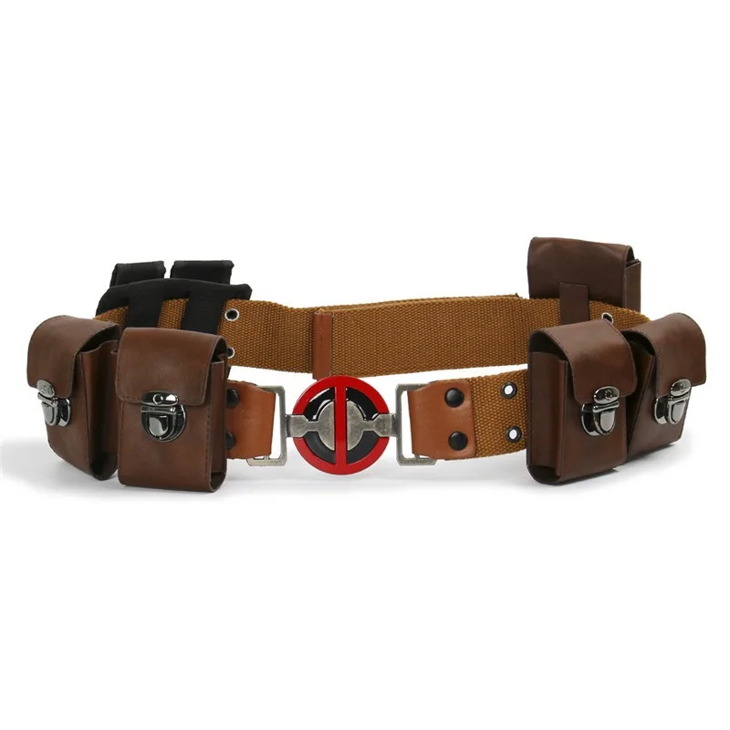 Film Cosplay Deadpool Belt Gift Buckle Pouch