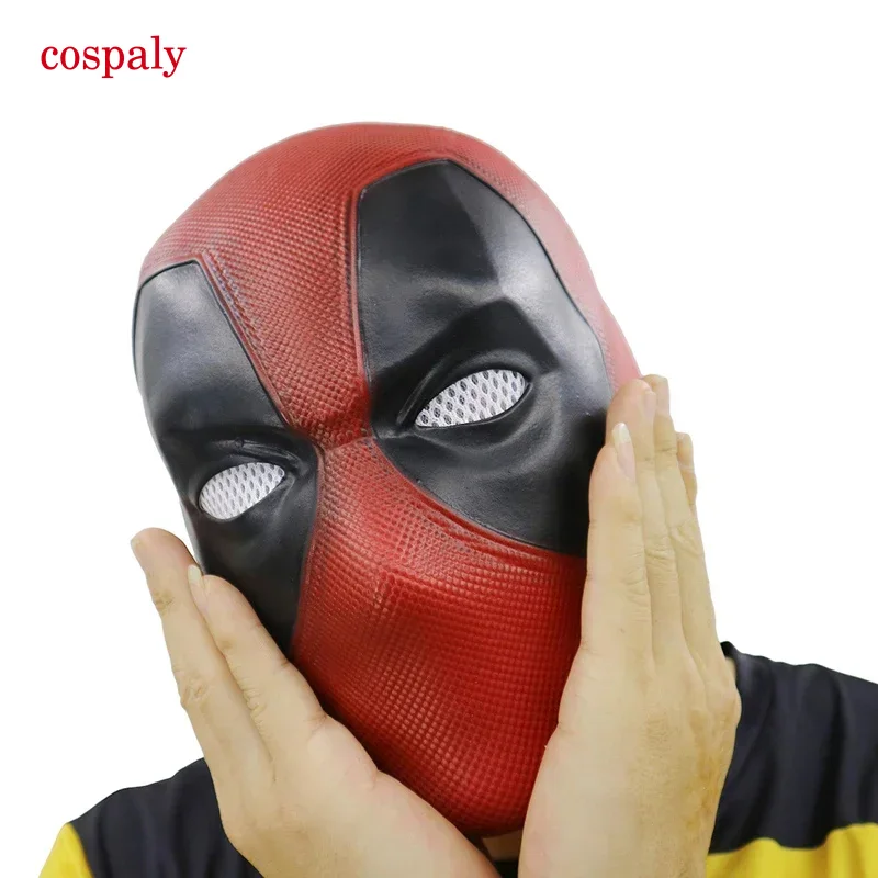 Film Deadpool Cosplay maska ​​latex celá prilba hlavy Deadpool Wade Winston Wilson Party Costy Masks props halloween