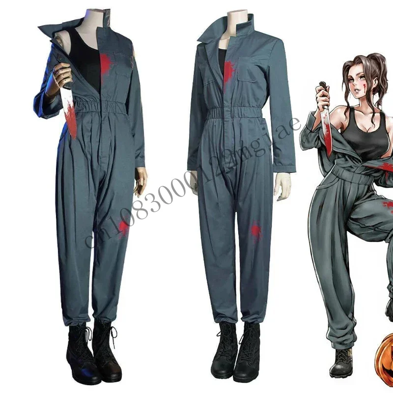 Film Michael Myers Cosplay kostýmy vraha kombinézy Uniforma ženského pracovného oblečenia dámske oblečenie pre Halloween pa cmm221