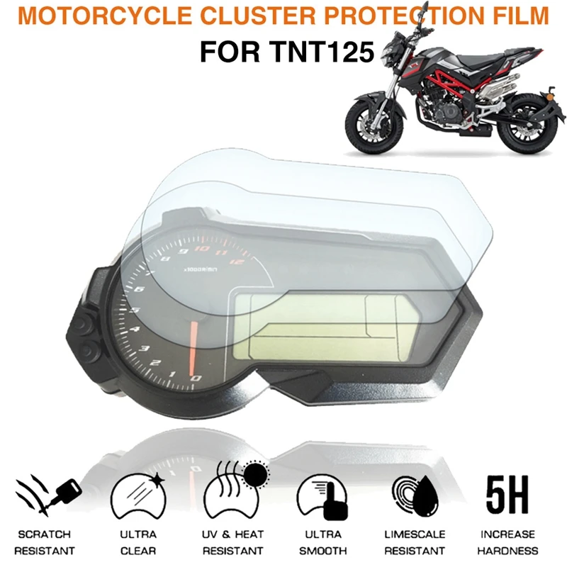Film ochrany proti klastram motocyklov pre Mini Benelli TNT125 TNT 125 BJ125-3E SACTEROMETROBOR SRACTER