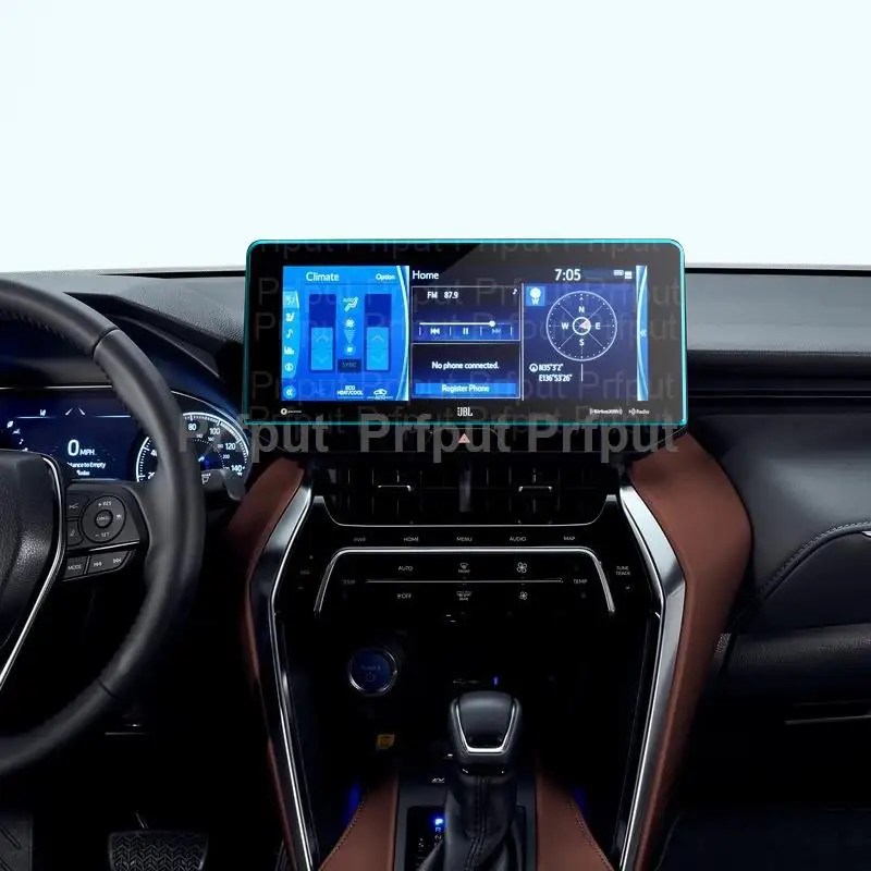 Film pre chránič obrazovky Tempered Glass pre Toyota Harrier Venza 2021 2022 2023 12,3 palca navigáciu automobilu GPS Interiér GPS