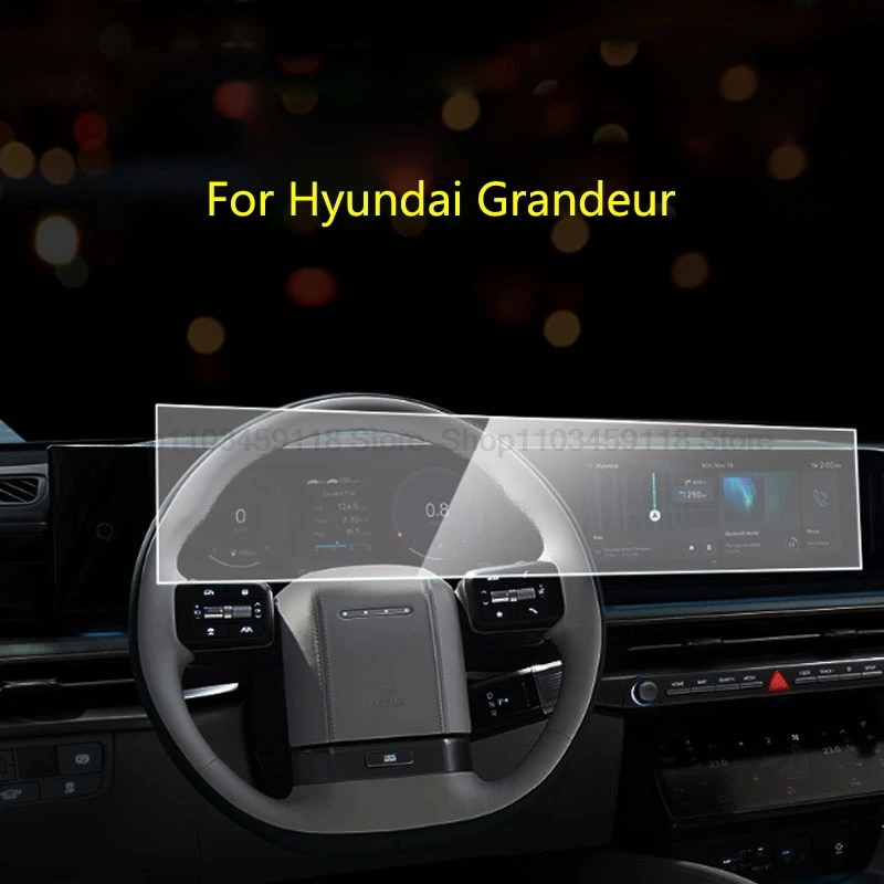 Film pre chránič obrazovky TPU pre Hyundai Grandeur 2023 2024 CAR RADIO GPS navigácia Central Control Interior Accessories