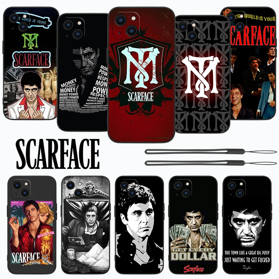 Film Scarface Tony Montana puzdro pre Samsung A54 A34 A73 A53 A33 A23 A14 A13 A03 A04 A04E A72 A52 A52S A32 A22 A22 A12 A71 A51 4G 5G 5G 5G 5G