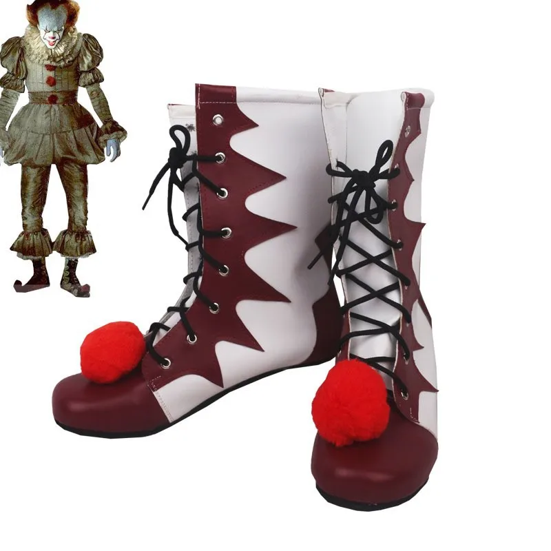 Film Stephen Pennywise cosplay topánky dospelých unisex strašidelný klaun dlhé topánky Halloween kostýmové rekvizity doplnky