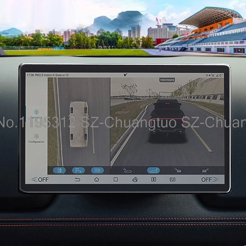 Film Tempered Glass Screen Film pre BYD Shark 2024 2025 12,8 palca CAR GPS navigačný dotykový dotykový proces