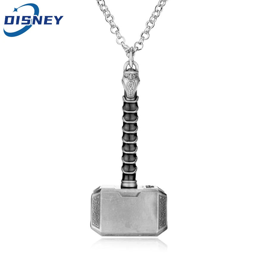 Film The Avenger Thorov kladivo náhrdelník Disney superhrdina Thor Stormbreaker Chain Retiar Hrdecklace pre filmové fanúšikov