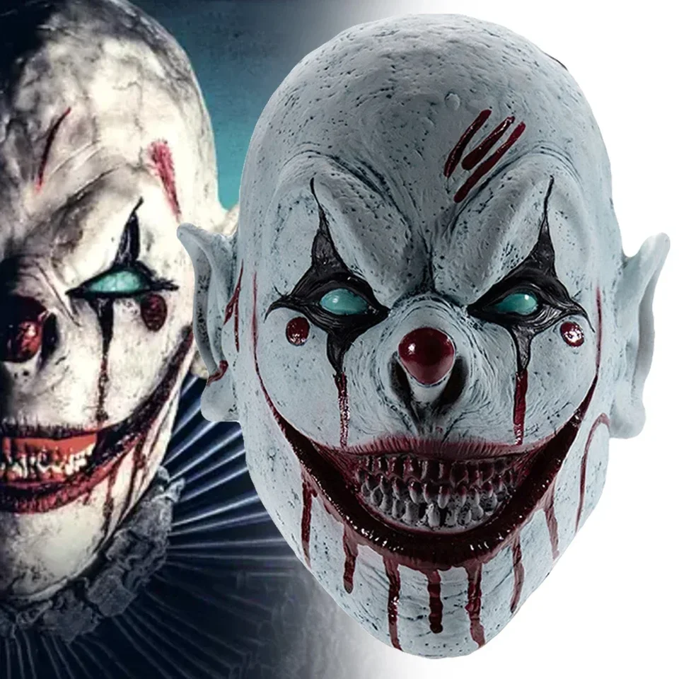 Film The Jack in the Box Cosplay maska ​​Maska pre dospelých Terror Clown Mask