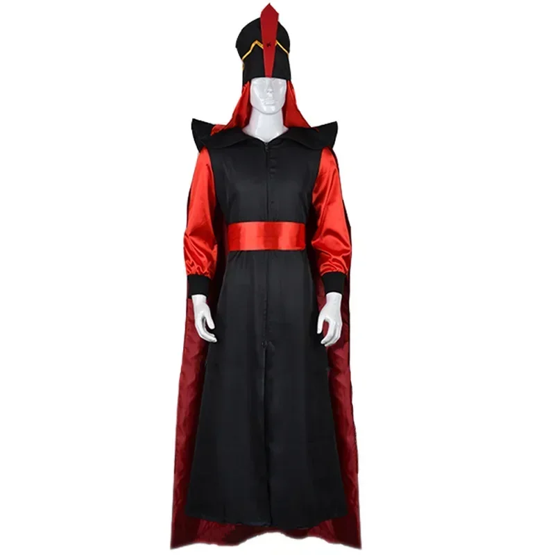 Film themagic lampa aladdin jafar Man Halloween Makostum kostým pre dospelých rola hra Wizard rúcho kostýmy cosplay mn10