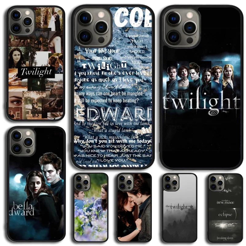 Film Twilight Puzdový kryt pre iPhone 15 16 14 plus 11 12 Mini 13 Pro Max Apple x xr xs max