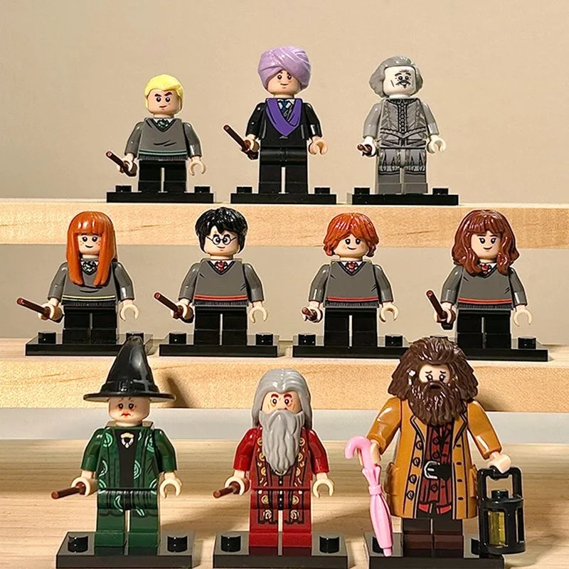 Filmová séria Disney Miniso Harry Rubens Hagrid Dumbledore Cubs Building Blocks Blocks Boys Hračky vianočné darčeky narodeniny