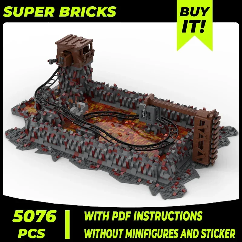 Filmový model MOC Budova tehly Indiana Jones Temple of Doom Technology Modular Blocks Darčeky vianočné hračky