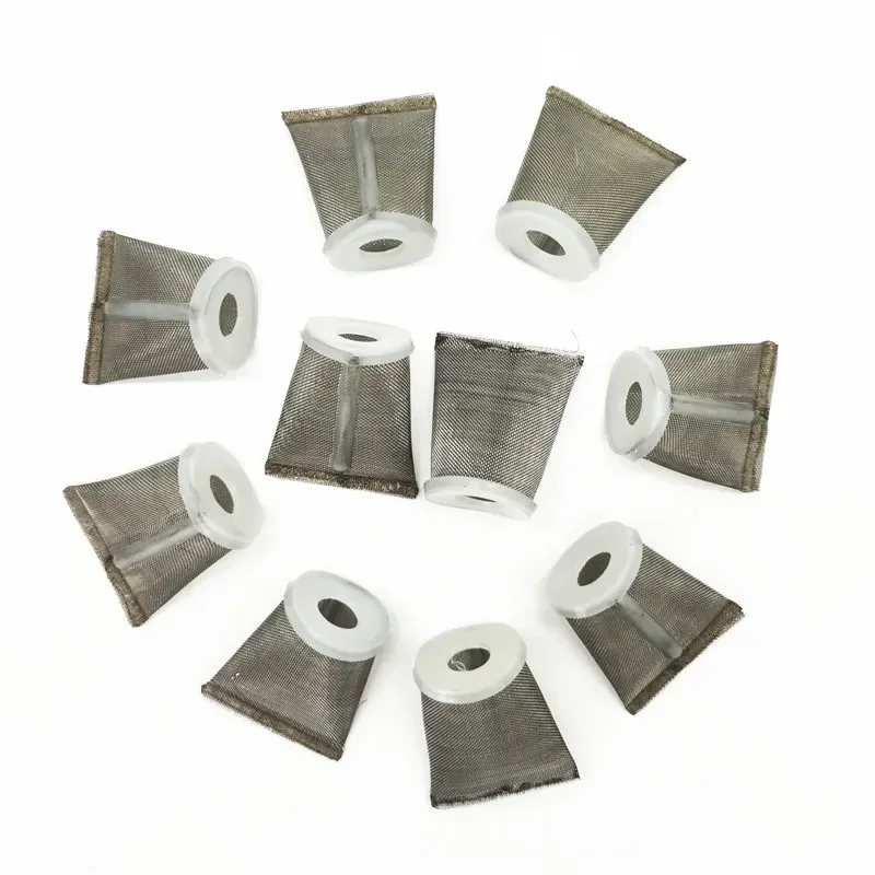 Filter na farbu 10ks, sprejový filter SUCTIOM, 10 mm hrniec so slameným nylonovým filtrom W-200S IWON 4001