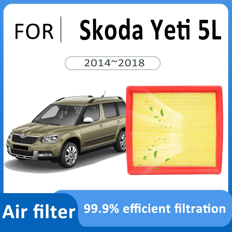 Filter na uhlíkový vzduch pre skod Yeti 5L 2014 ~ 2018 2016 2017 Cab Cab Cab Cax Filter Výmena automatického príslušenstva Čistenie priestoru