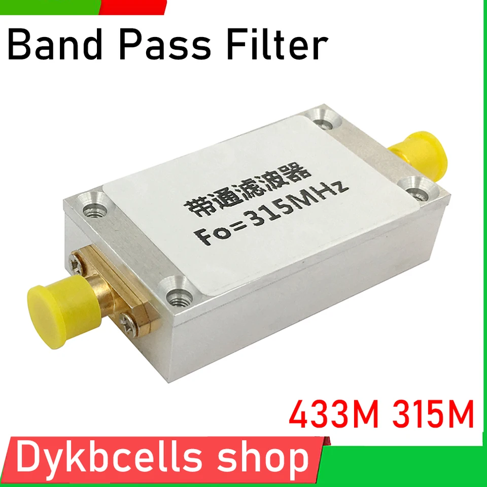 Filter Pass Filter BPF 315MHz 433MHz 1090MHz 1575MHz 2450MHz 5,8 GHz 2,4G 5,8G WiFi GPS RTL-SDR prijímač Ham Radio zosilňovač