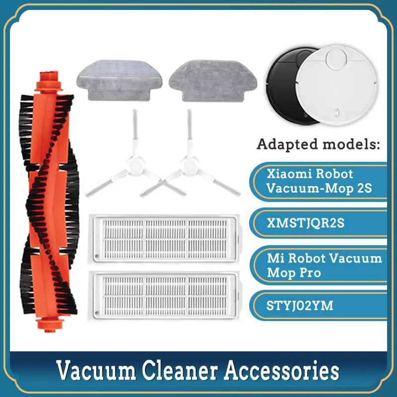 Filter pre Xiaomi Robot vákuum mop 2S MI robot vákuum mop p mijia príslušenstvo mop handry hlavná bočná kefka fit xmstjqr2s styJ02ym