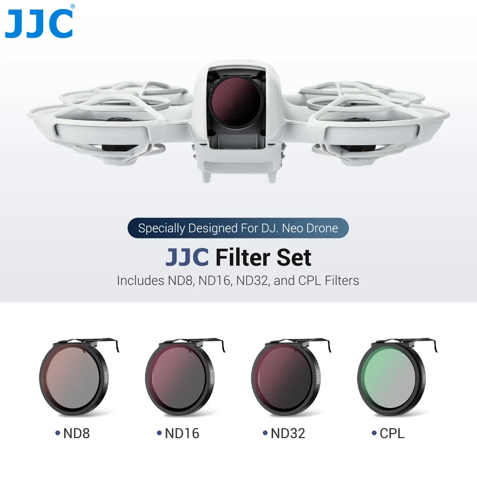 Filter šošoviek JJC pre dji neo nd cpl nd8 nd16 nd32 polarizátor neutrálna hustota drons šošovky filter Multi-potiahnutý HD optické sklo