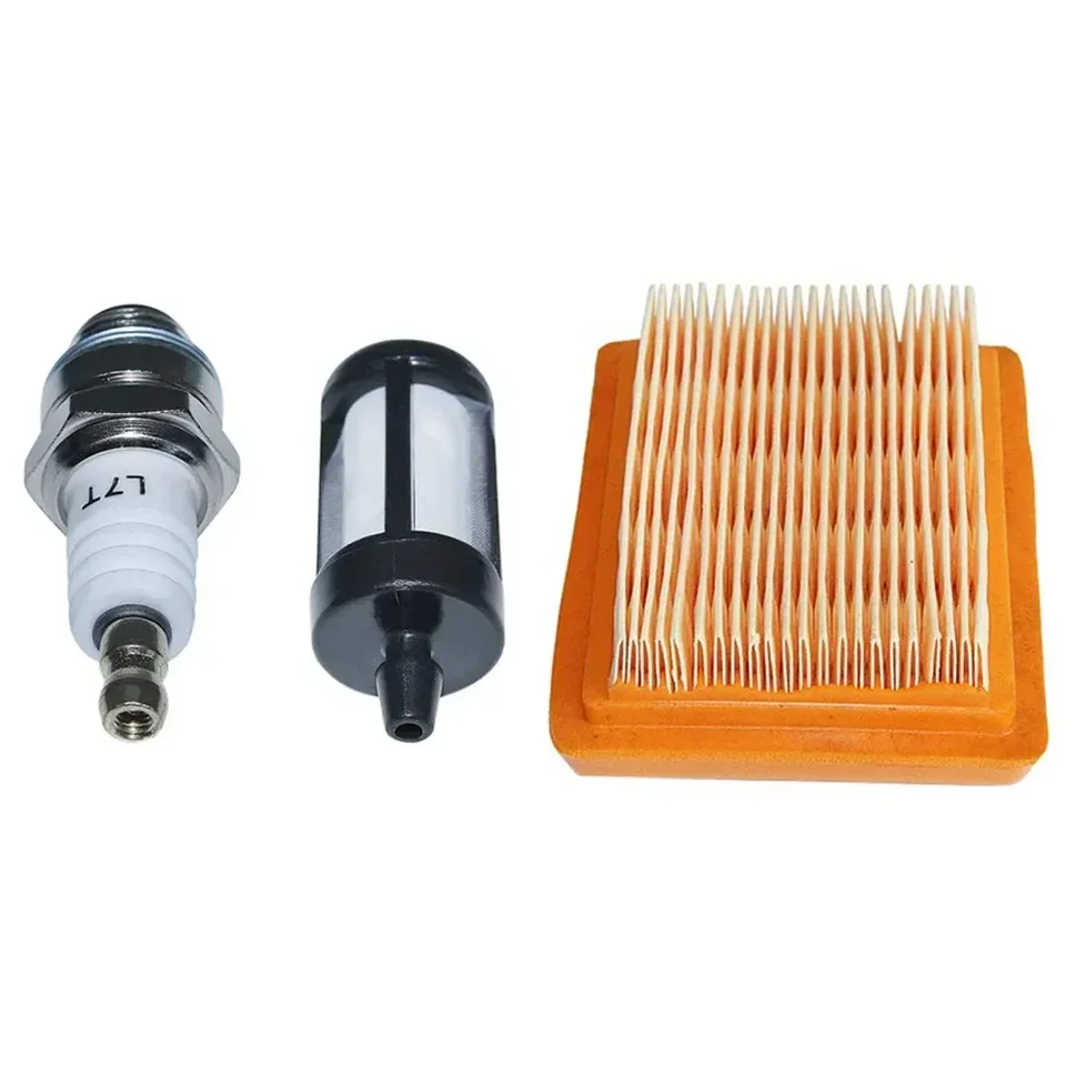 Filtry paliva vzduchového filtra zapaľovacej sviečky pre STIHL. FS120 FS200 FS250 FS300 FS400 FS450 TRUSMER TRIMMER MOTORA ČASŤ TRAČA