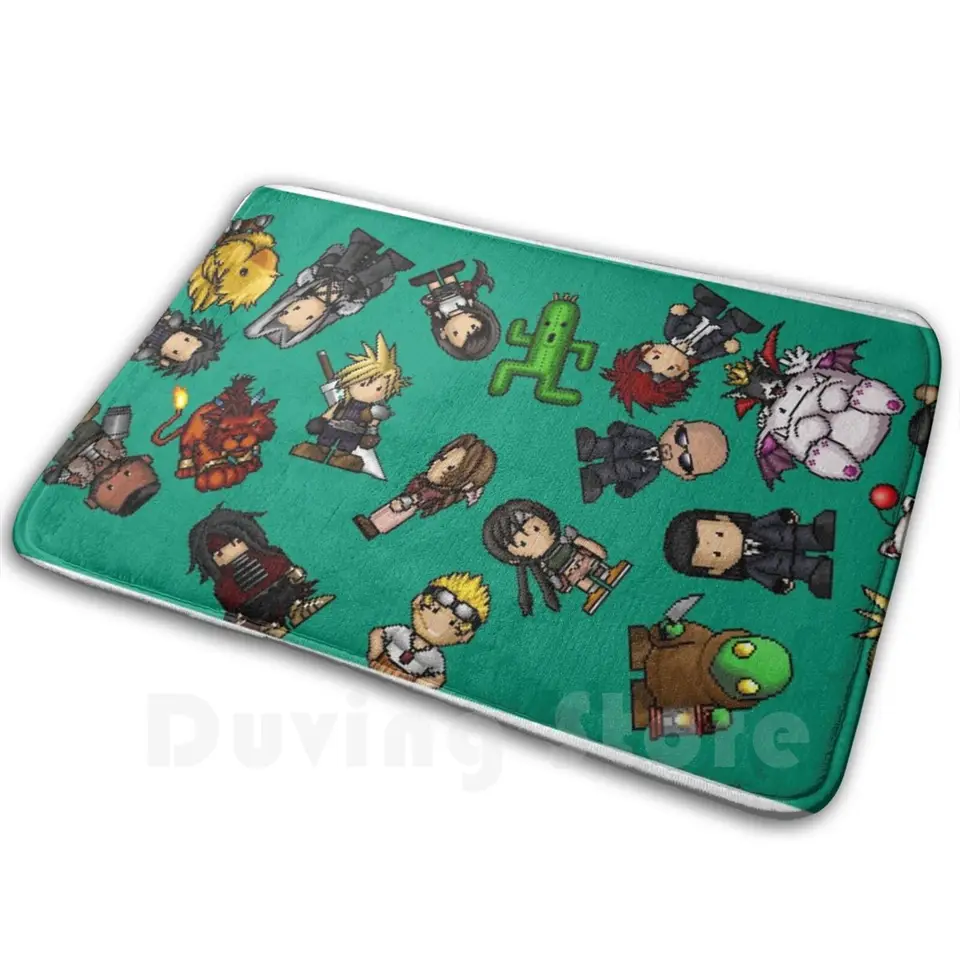 Final Fantasy 7 Mat Koberec koberec Soft Non-Slip Mat Rug 1219 Koberec Cushion FF7 FFVII Final Fantasy Final Fantasy 7 Final Fantasy