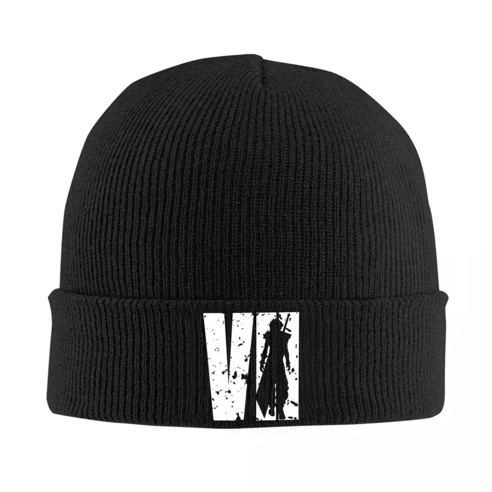 Final Fantasy 7 remake cloud vii kapota klobúkov lebky čiapky Beaanies Men Ženy Vintage elastické čiapky klobúky Spring Kpop Custom Cap