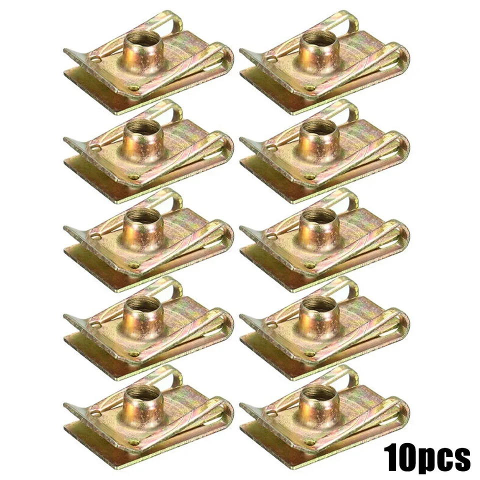 FindMe 10x M6 6mm Sportbike Quining Speed ​​Clips Clips Upenterový skrutkovač matice J150 Náhradná súprava SPIRE/Speed ​​Clip Kit