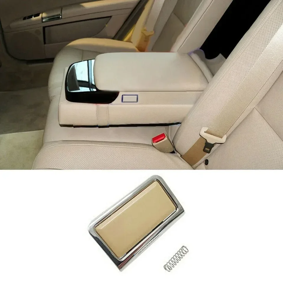 FindMe pre Mercedes W221 S-Class 2005-13 Centrum Con Console Storage Box Storage Box Switch Tlačidlo Béžový kryt A2216800096 Nový