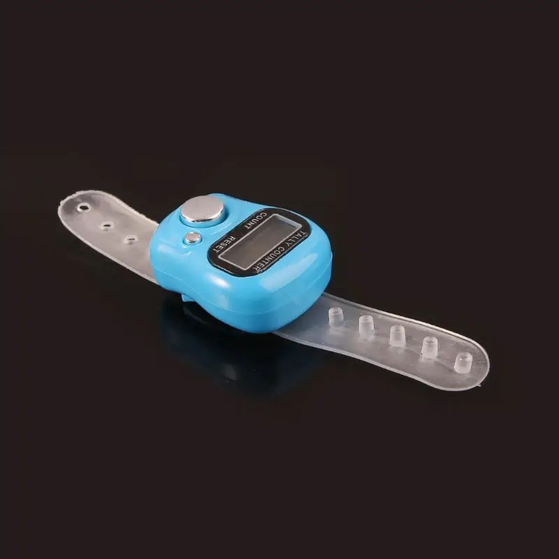 Finger Ring Electronic Row Counter Mini LCD Display číslo pre moslimov