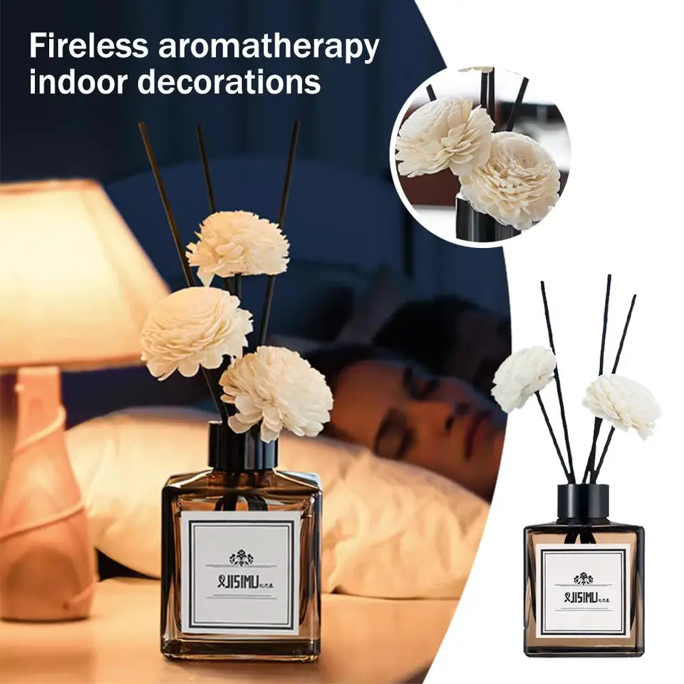 Fire Aromaterapeutická izba dekorácia domáci vôňa Difúzor domácnosť čerstvý parfém Dlhodobý kvetinový parfum pre kúpeľ Y6R0