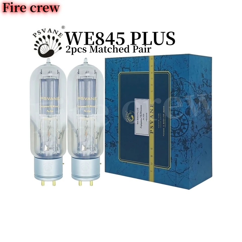 Fire Crew Psvane WE845 Plus vákuová trubica 1: 1 Upgrade kópiu WE 845 845B 845T 845C HIFI Audio Valve Electronic Tub Vysosilňovač DIY DIY