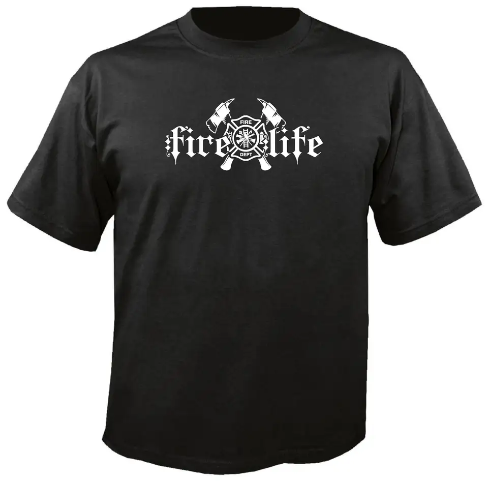 Fire Life T tričko Hasič prvé oddelenie hasičov respondentov