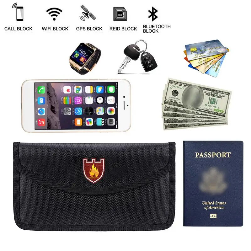 Fireproof Document Bag Witerproof Money Tašky Fire Bezpečné skladovacie puzdro s držiteľom obálky na zimný zraz