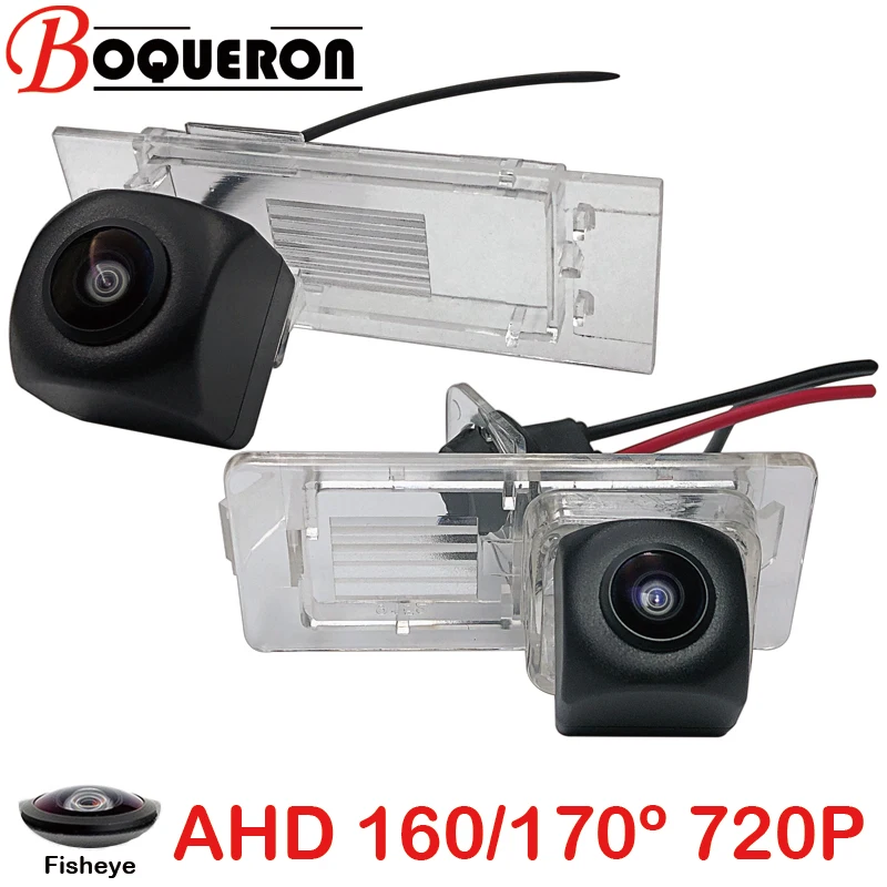 Fisheye 170 stupňov 1280x720p HD AHD Vozidlo Zadná kamera Zadná kamera pre Renault Euro Clio 3 4 Logan 2 Lutecia Megane II III