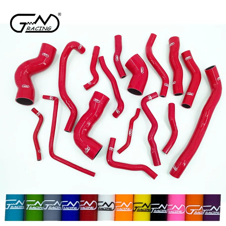 Fit 2008-2014 VW Golf MK6 GTI Scirocco MK3 TSI 2.0 Turbo Silikónový medzikulový ohrievač Hadičky