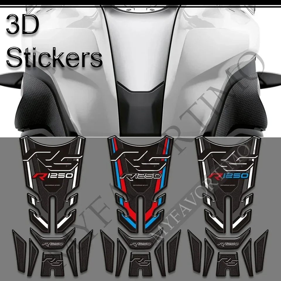 Fit BMW R1250RS R 1250 RS R1250 Nálepky na lepidlo 2019 - 2022 MOTORYCLE TANKOVÉ RUCHOVÉ RUKOVÉ PLAVNÝ OLEJ OLEPODUCHY KONE OCHRANA KNÉ