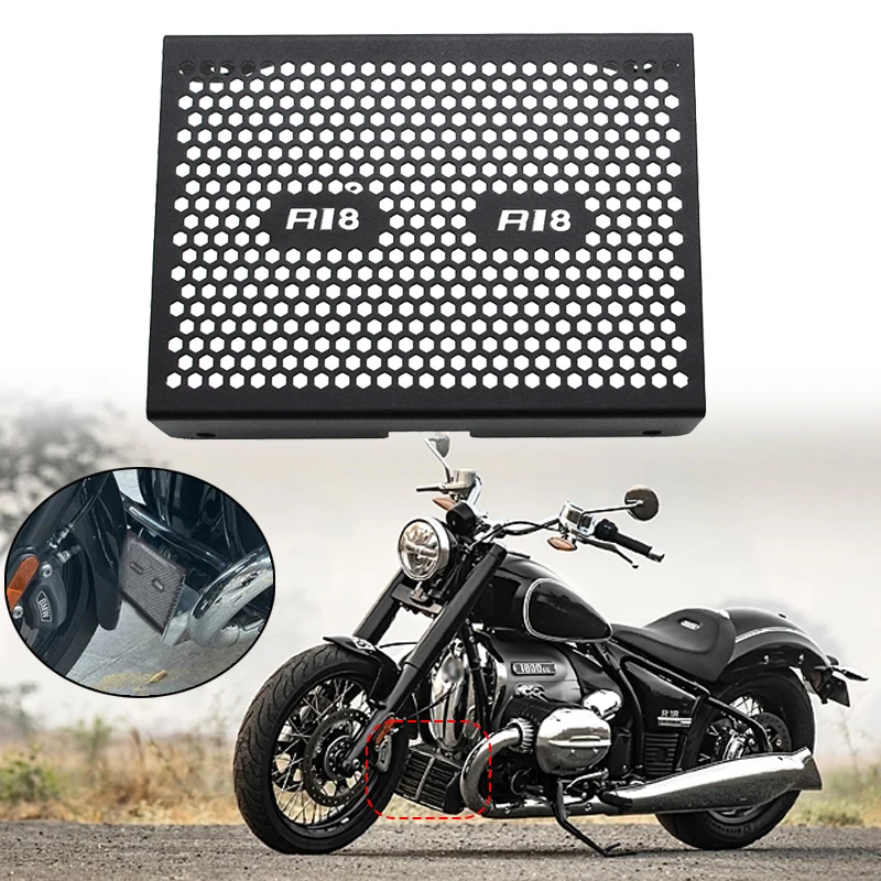 Fit for BMW R18 R 18 Classic 2021-2022 Motocykel CNC hliníkový chladič strážny motor Cool Cooler Grille Cover Ochrana krytu