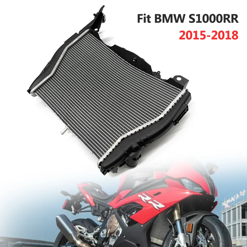 Fit for BMW S1000RR 2015 2016 2017 2018 Motocykel Hliníkový chladič chladiacej vody na vodné sklíčko chladič Motocyklové príslušenstvo