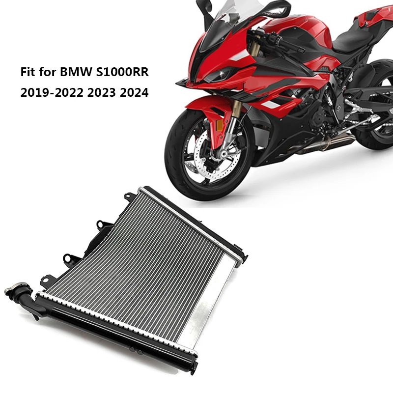 Fit for BMW S1000RR 2019 2020 2021 2022 2023 2024 Motocykel Hliníkový chladič chladiacej nádrže chladiča chladiča chladiča Voda