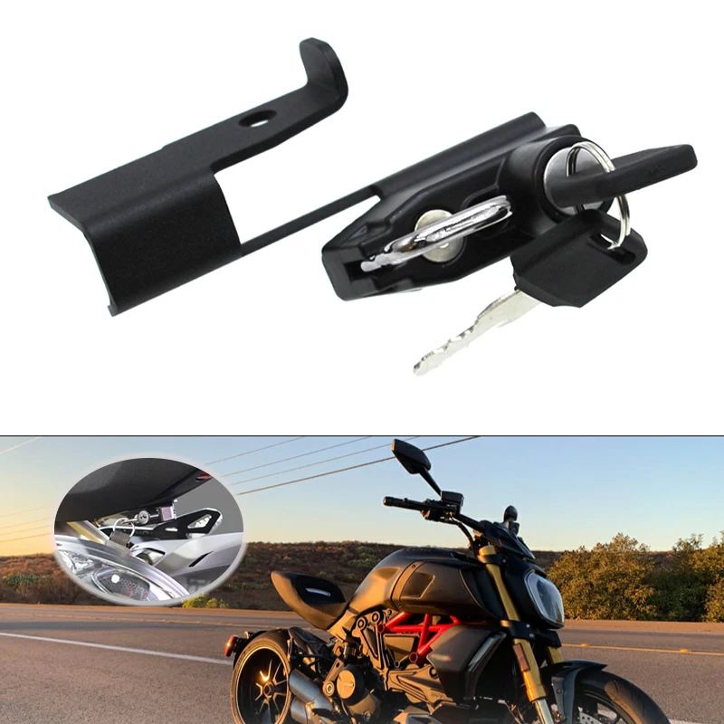 Fit for Ducati Diavel 1260 1260s 2019 2020 2021 Motocykel prilba prilby zliatiny prilba prilba Hook s 2 klávesmi