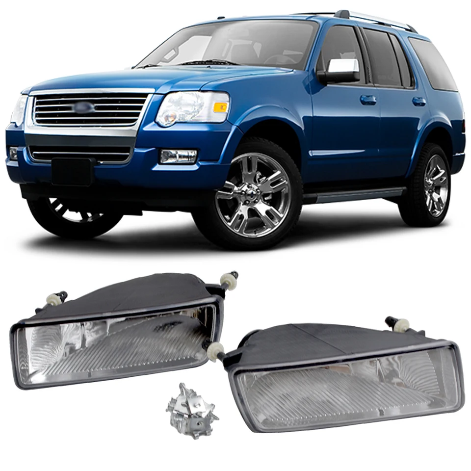Fit for Ford Explorer 2006-2010 Clear šošovky párov nárazník hnacia hmlová žiarovka