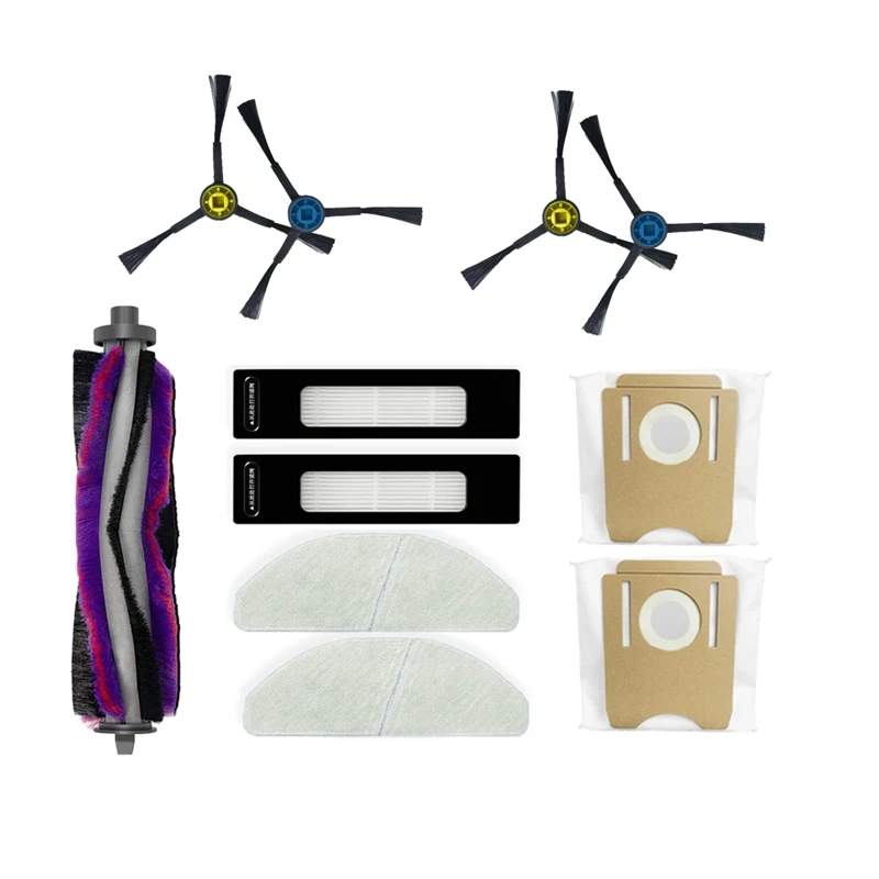 Fit for Midea S8+ Plus/Clien T24/ThinkAir RV50 Pro Splatné diely Príslušenstvo Hlavná bočná kefka Filter mop prachový vrecko mop