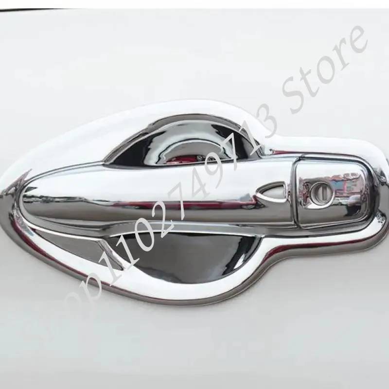 Fit for Nissan Qashqai J11 2014 2015-2020 Chrómová rukoväť kľučky kryt misky Cap Cap Cap Tink vložte rámový rámec Smart Key Car Styling