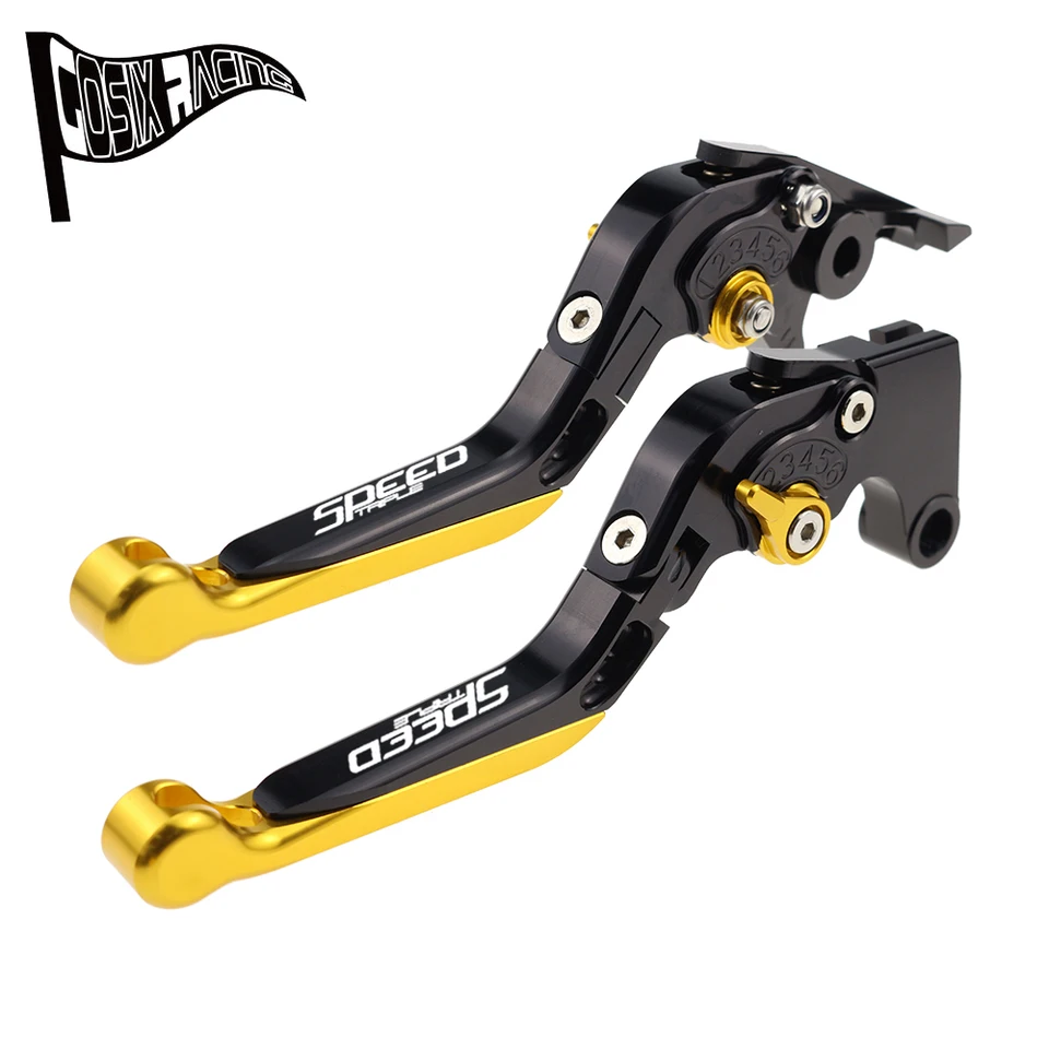 Fit for Speed ​​Triple R SpeedTriple 1050 s (nie RS) CNC príslušenstvo skladacie skladacie páky na rozšírené páky brzdovej spojky nastaviteľné sada rukoväte