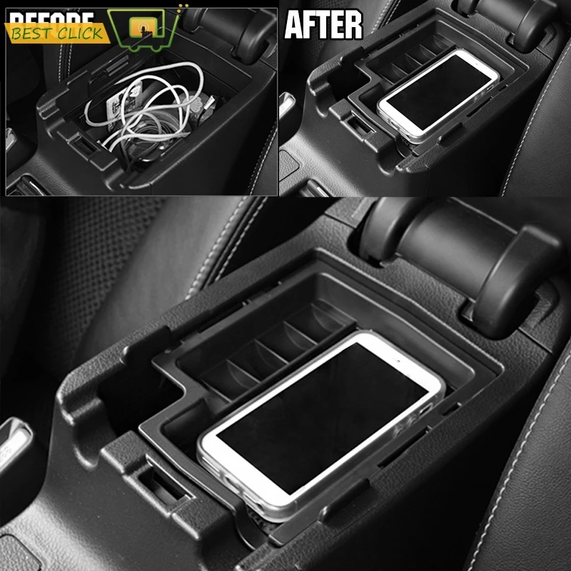Fit for Subaru XV Crosstrek 2012- 2016 Storage Box Rast Pallet Center Console Rukavice Bin Tray Styling 2013 2014 2015